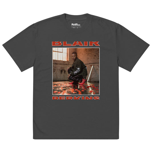 Track list Magazine Oversized faded t-shirt