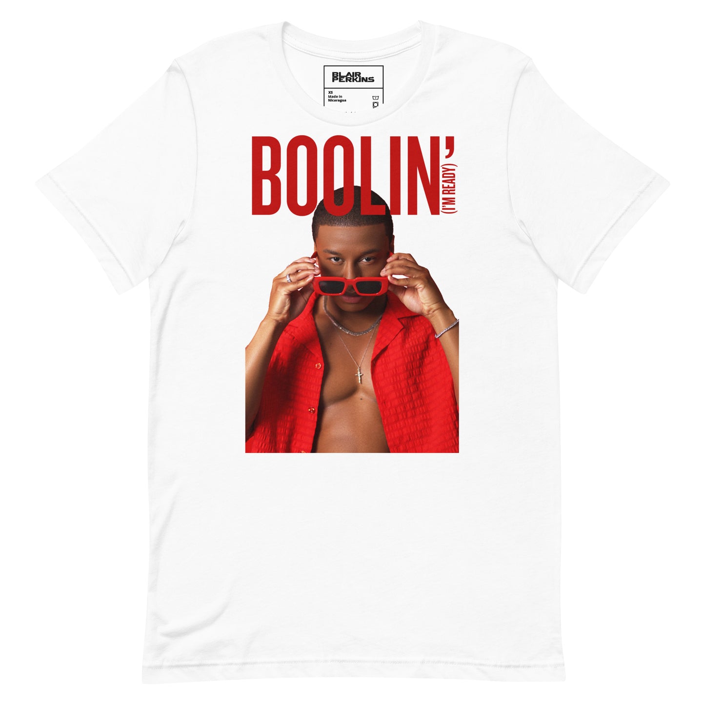 Boolin' Shades White Unisex t-shirt