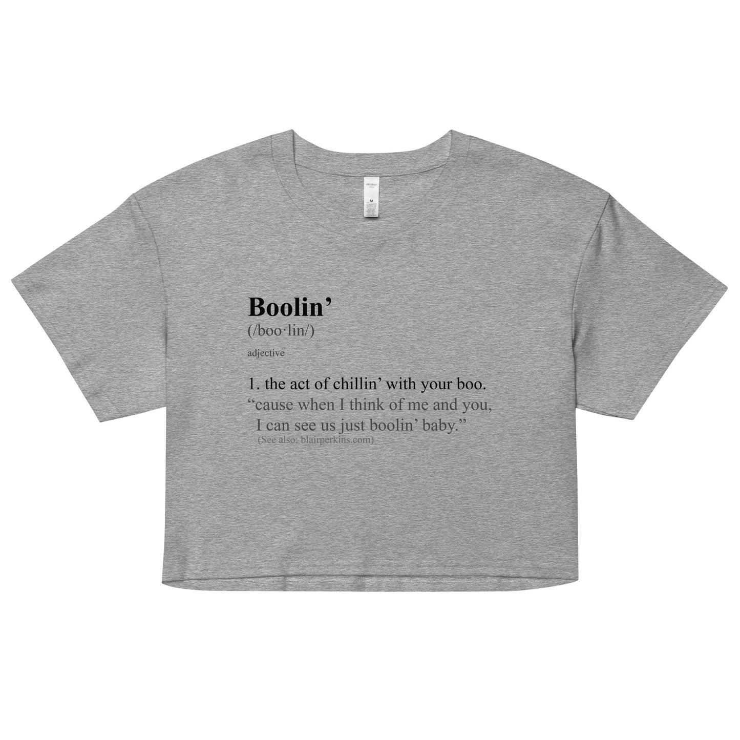 Boolin' Defined Women’s crop top